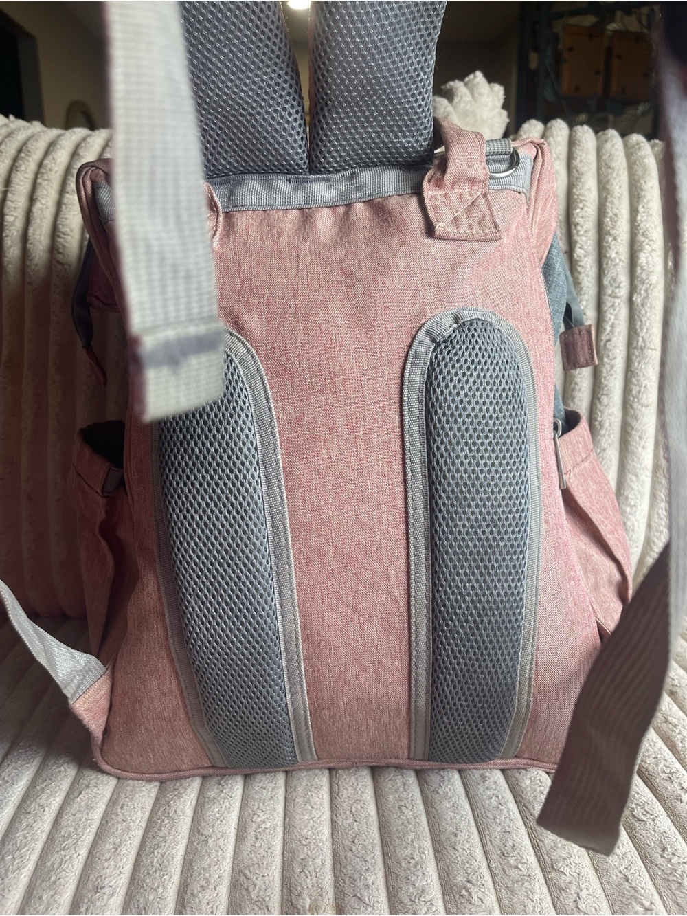 DERJUNSTAR Diaper Bag Backpack Large Travel Baby Bag with Changing Pad - Picture 5 of 10